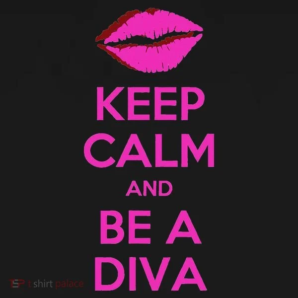 Keep Calm And Be A Diva Women's Hoodie