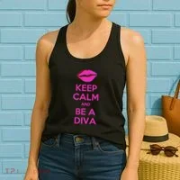 Keep Calm And Be A Diva Women's Tank Top thumb 2