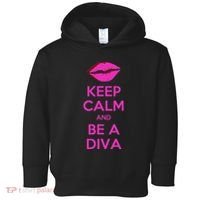 Keep Calm And Be A Diva Toddler Hoodie thumb 0