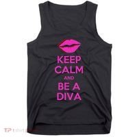 Keep Calm And Be A Diva Tank Top thumb 0