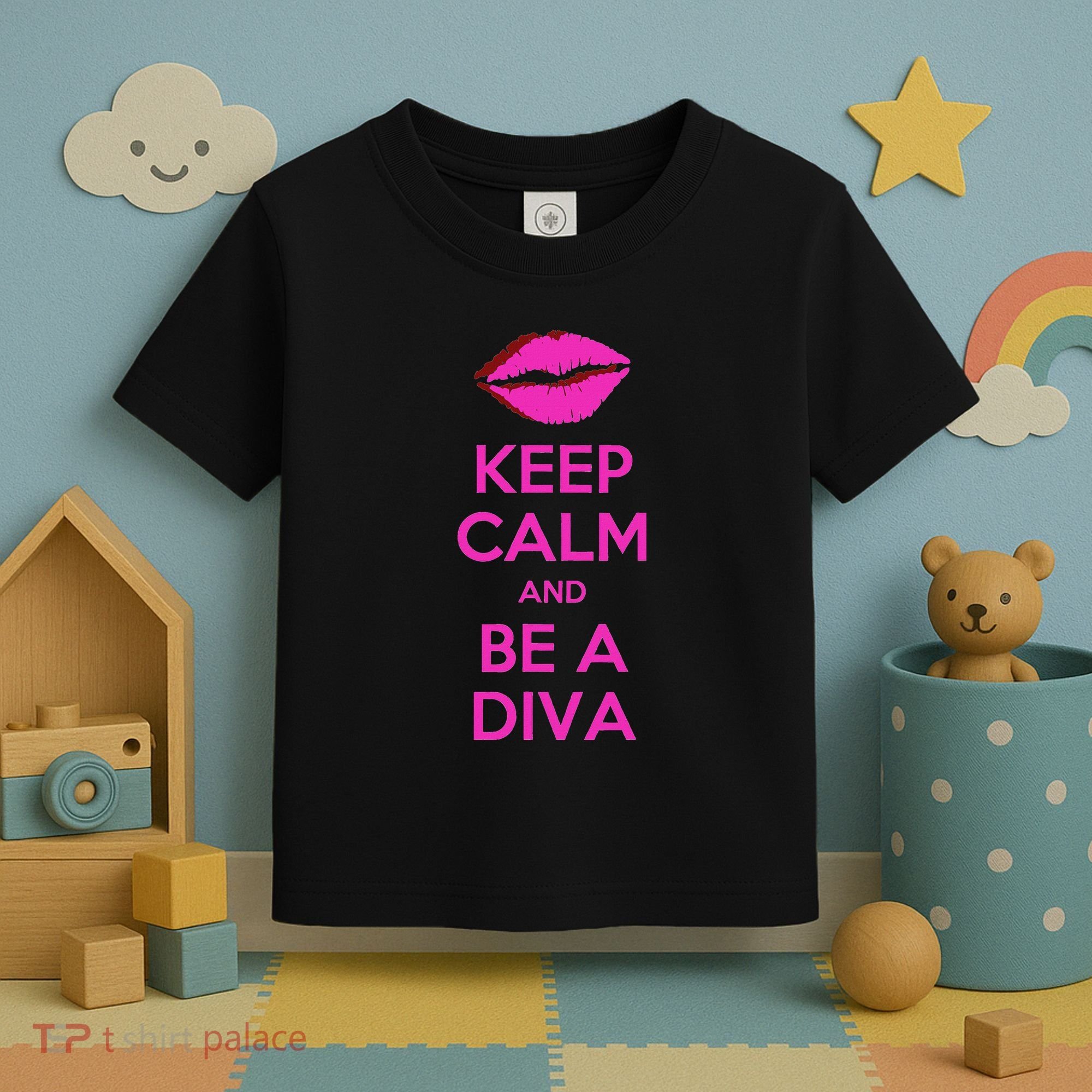 Keep Calm And Be A Diva Toddler T-Shirt