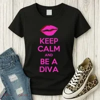 Keep Calm And Be A Diva Women's T-Shirt thumb 3