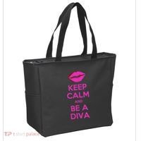 Keep Calm And Be A Diva Tote Bag thumb 2