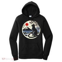 Kawaii Cat Anime Japanese Retro Funny Cat Gift Women's Hoodie thumb 0