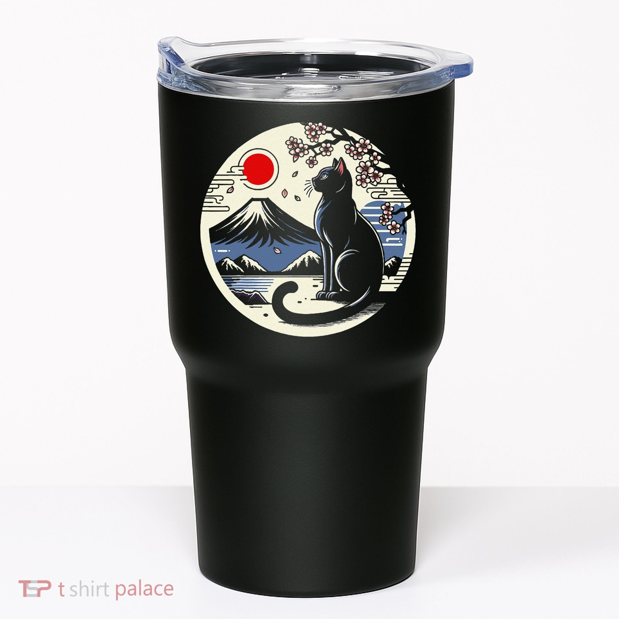 Kawaii Cat Anime Japanese Retro Funny Cat Gift Tumbler