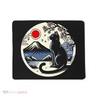 Kawaii Cat Anime Japanese Retro Funny Cat Gift Mousepad thumb 0
