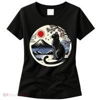 Kawaii Cat Anime Japanese Retro Funny Cat Gift Women's T-Shirt thumb 0
