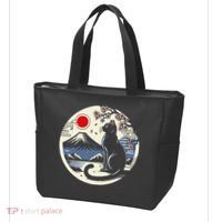 Kawaii Cat Anime Japanese Retro Funny Cat Gift Tote Bag thumb 3