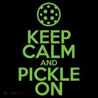 Keep Calm And Pickle On Pickleball TShirt With Pickle Ball Women's Hoodie thumb 2