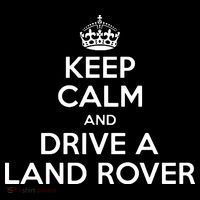 Keep Calm And Drive A Land Rover Funny Mousepad thumb 1