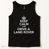 Keep Calm And Drive A Land Rover Funny Tank Top thumb 2