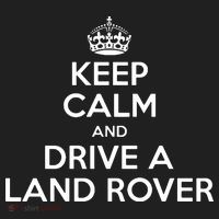 Keep Calm And Drive A Land Rover Funny Golf Towel thumb 3