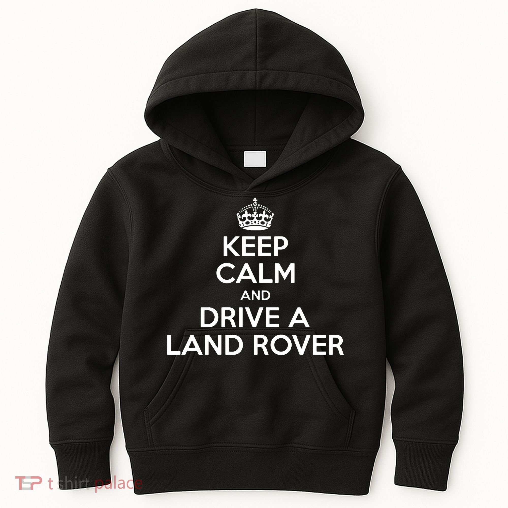 Keep Calm And Drive A Land Rover Funny Kids Hoodie