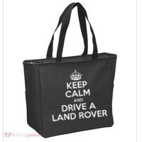 Keep Calm And Drive A Land Rover Funny Tote Bag thumb 2