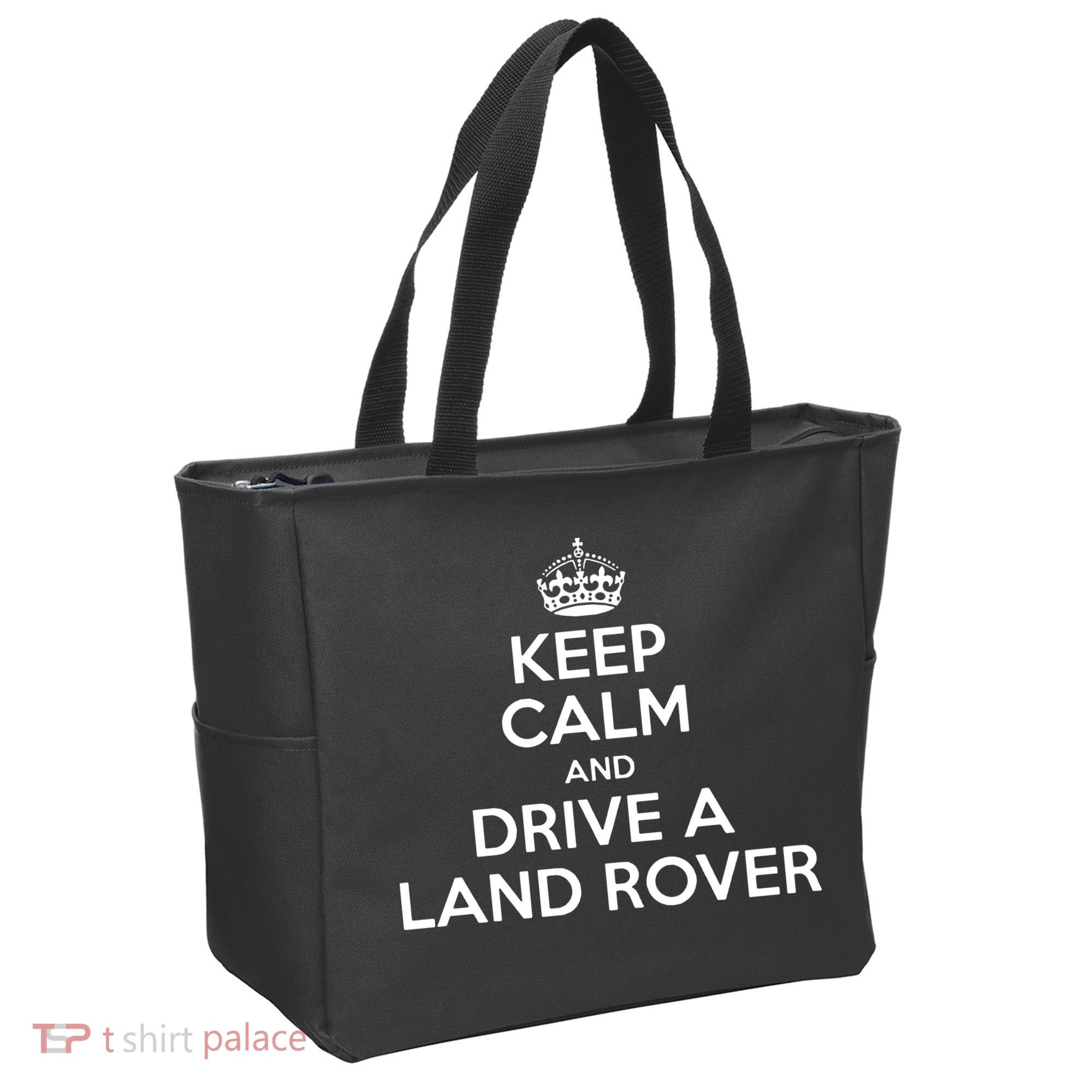 Keep Calm And Drive A Land Rover Funny Tote Bag