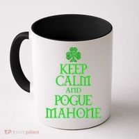 Keep Calm and Pogue Mahone funny Irish Celtic Coffee Mug thumb 0