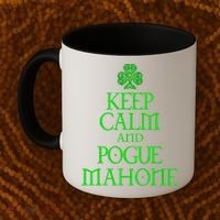 Keep Calm and Pogue Mahone funny Irish Celtic Coffee Mug thumb 2