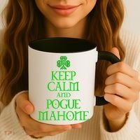 Keep Calm and Pogue Mahone funny Irish Celtic Coffee Mug thumb 3