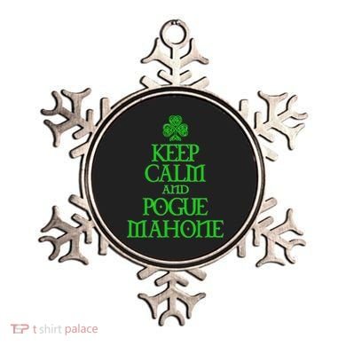 Keep Calm and Pogue Mahone funny Irish Celtic Ornament