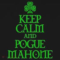 Keep Calm and Pogue Mahone funny Irish Celtic Ornament thumb 1