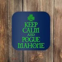 Keep Calm and Pogue Mahone funny Irish Celtic Coaster thumb 0