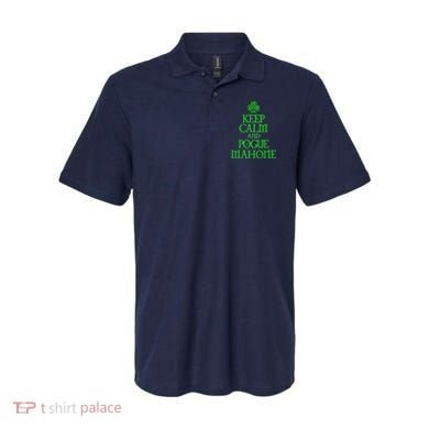 Keep Calm and Pogue Mahone funny Irish Celtic Polo