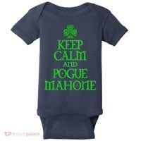 Keep Calm and Pogue Mahone funny Irish Celtic Baby Bodysuit thumb 0