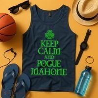 Keep Calm and Pogue Mahone funny Irish Celtic Tank Top thumb 4