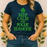 Keep Calm and Pogue Mahone funny Irish Celtic Women's T-Shirt thumb 2