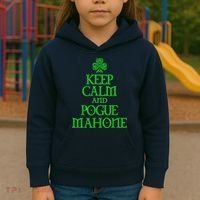 Keep Calm and Pogue Mahone funny Irish Celtic Kids Hoodie thumb 3