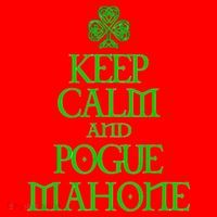 Keep Calm and Pogue Mahone funny Irish Celtic Santa Hat thumb 1