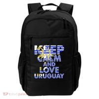 Keep Calm And Love Uruguay Backpack thumb 0