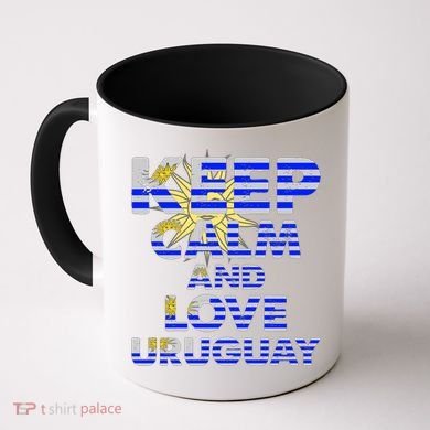 Keep Calm And Love Uruguay Coffee Mug