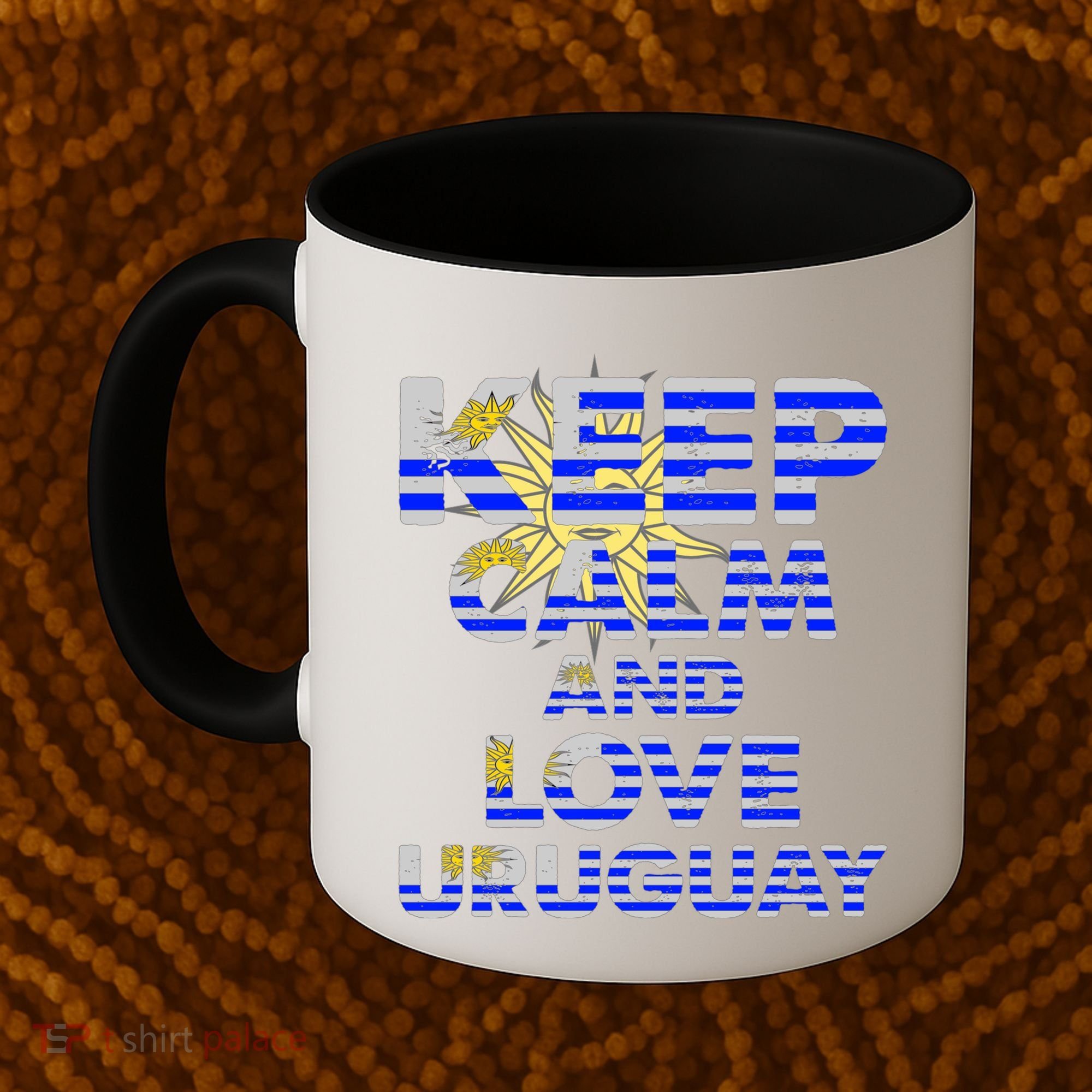 Keep Calm And Love Uruguay Coffee Mug