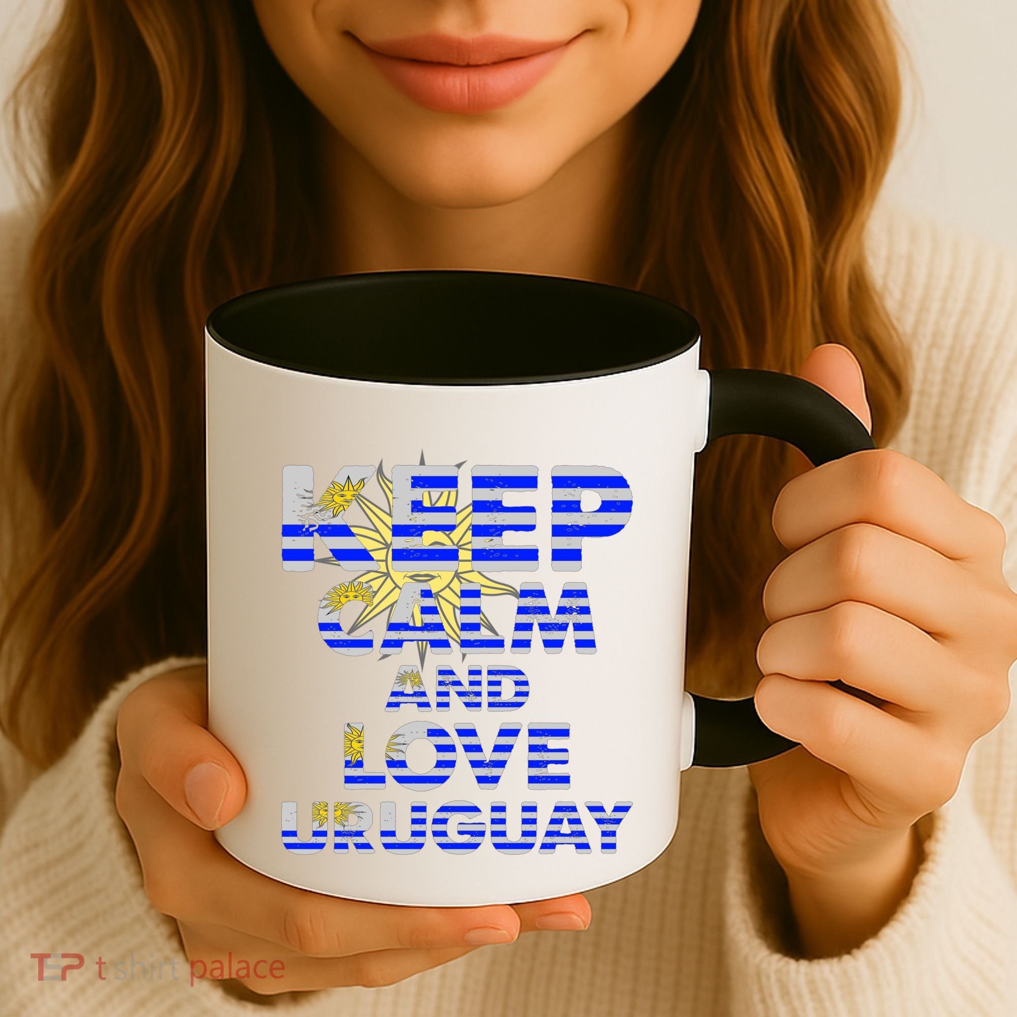 Keep Calm And Love Uruguay Coffee Mug