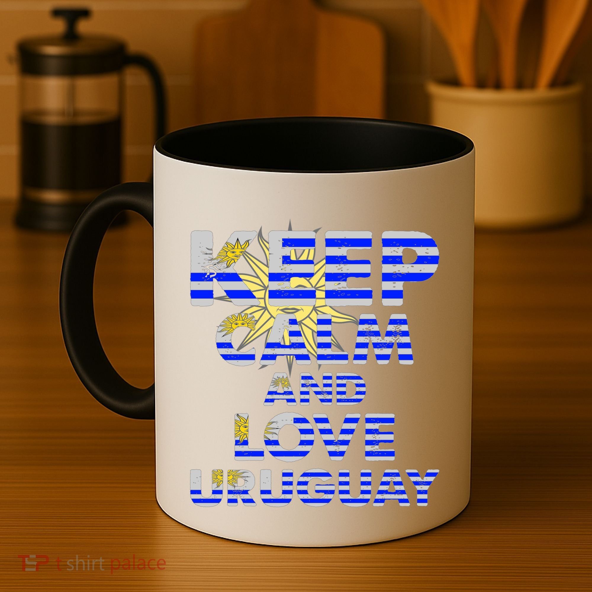 Keep Calm And Love Uruguay Coffee Mug