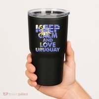 Keep Calm And Love Uruguay Tumbler thumb 2