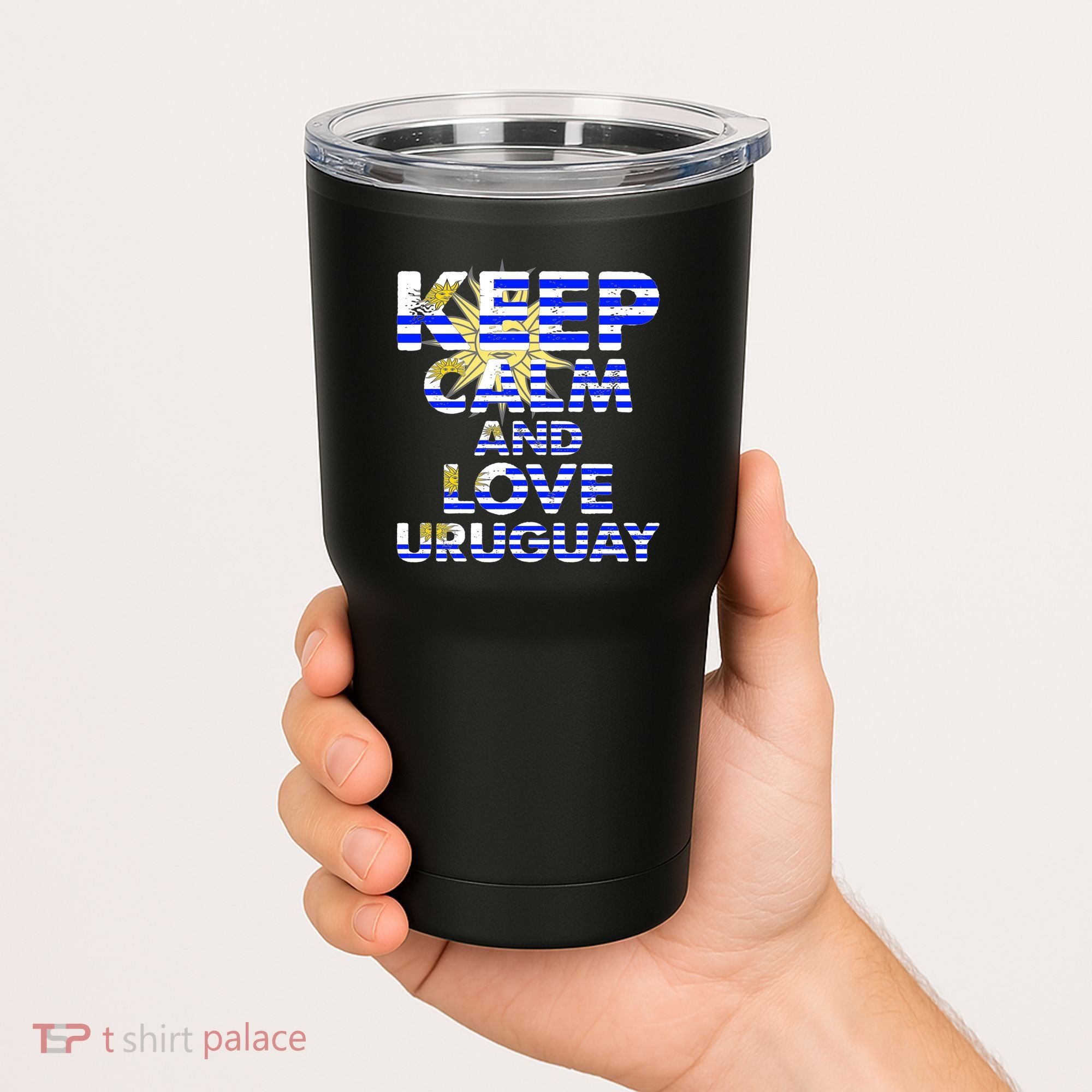 Keep Calm And Love Uruguay Tumbler