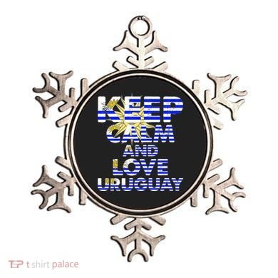 Keep Calm And Love Uruguay Ornament