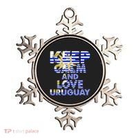 Keep Calm And Love Uruguay Ornament thumb 0