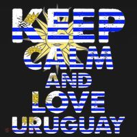 Keep Calm And Love Uruguay Ornament thumb 1
