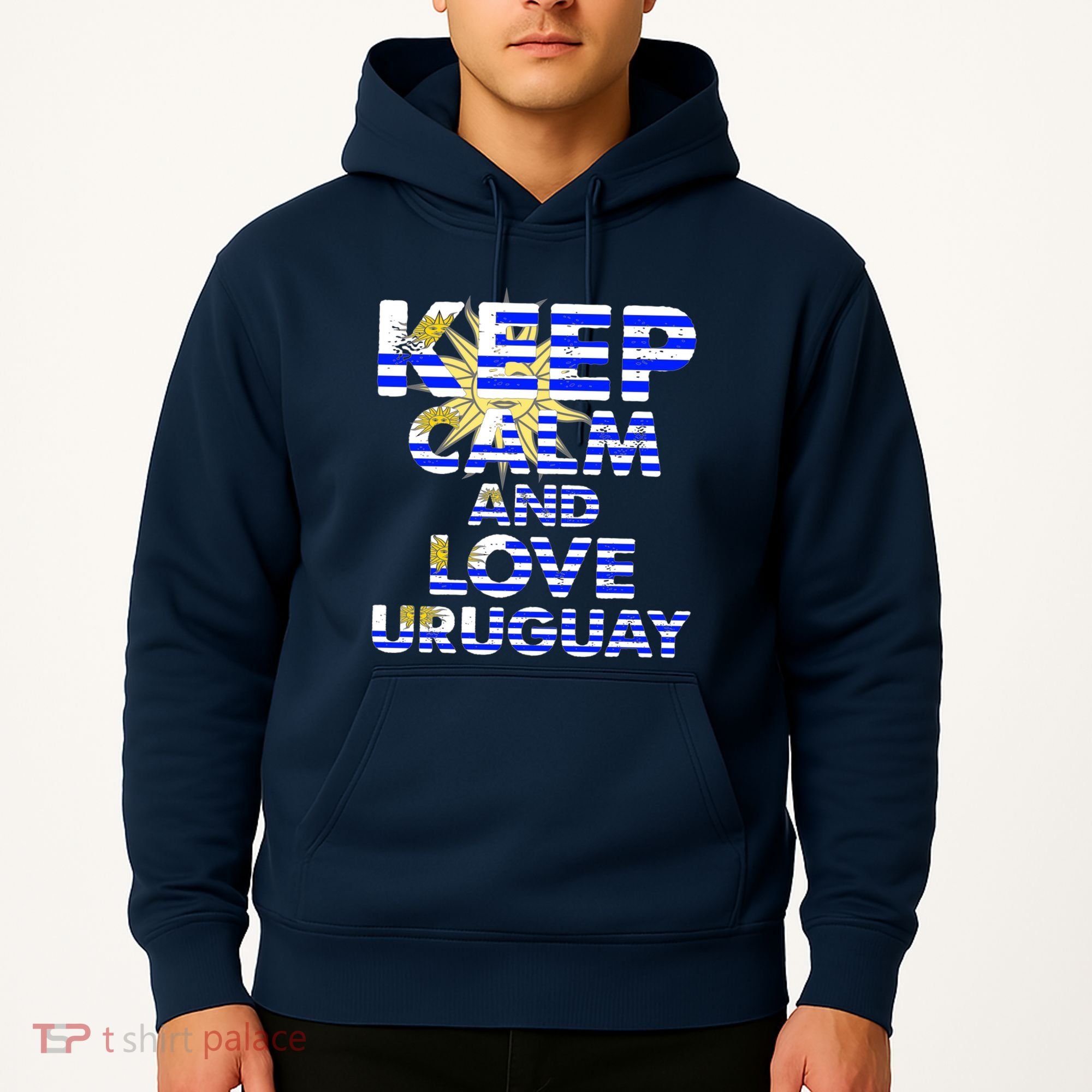 Keep Calm And Love Uruguay Hoodie