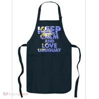 Keep Calm And Love Uruguay Apron thumb 0