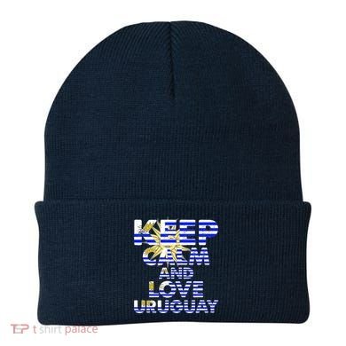 Keep Calm And Love Uruguay Beanie