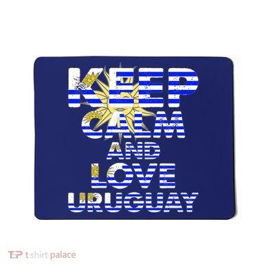 Keep Calm And Love Uruguay Mousepad