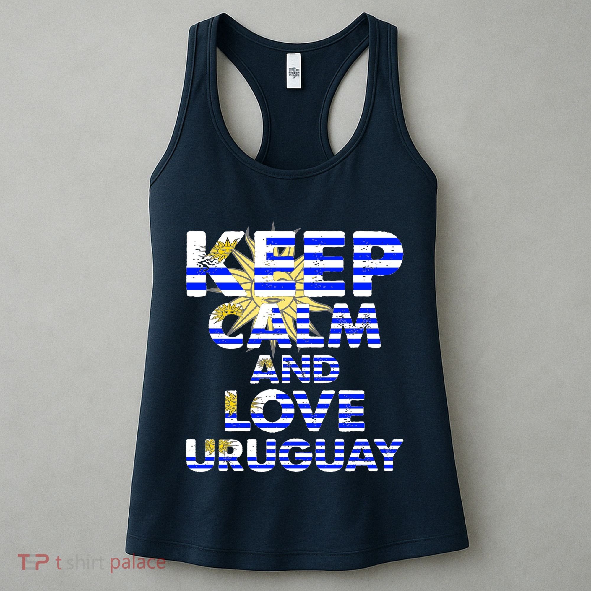Keep Calm And Love Uruguay Women's Tank Top