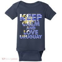 Keep Calm And Love Uruguay Baby Bodysuit thumb 0