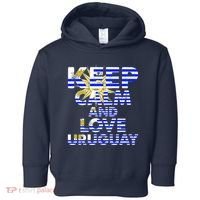 Keep Calm And Love Uruguay Toddler Hoodie thumb 0