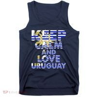 Keep Calm And Love Uruguay Tank Top thumb 0