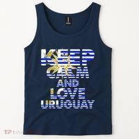 Keep Calm And Love Uruguay Tank Top thumb 2